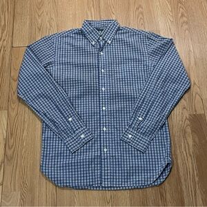 Polo Ralph Lauren Mens Small Long Sleeve Button Down Dress Shirt Blue Custom Fit